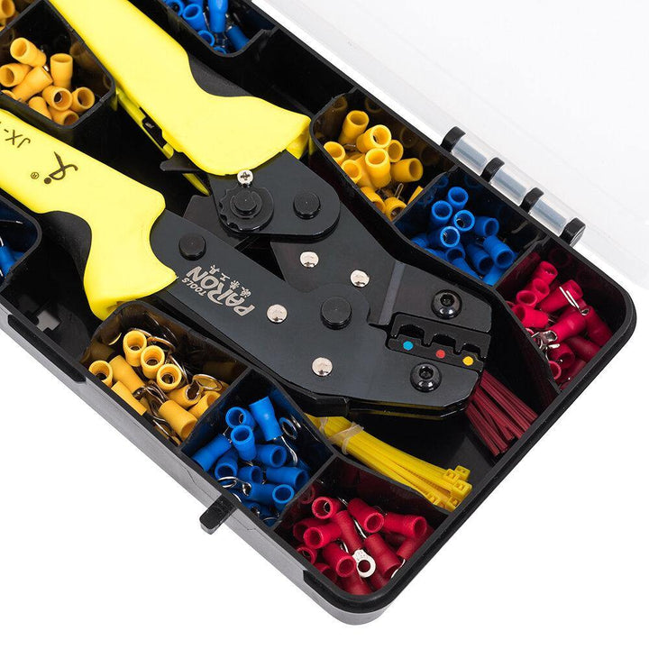 Paron M161 Crimper Pliers Pre-insulated Terminal Wire Pliers Terminal Crimping Pliers Crimping Pliers Kit With 280pcs Terminals - MRSLM