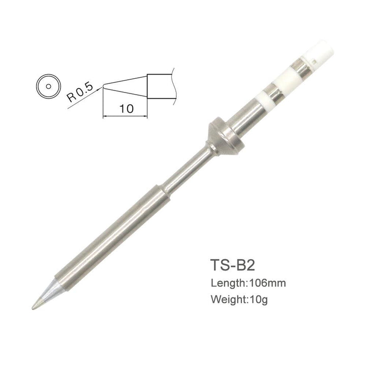 Replacement Black Chrome Tip Soldering Iron Tips for Digital LCD Soldering Iron - MRSLM