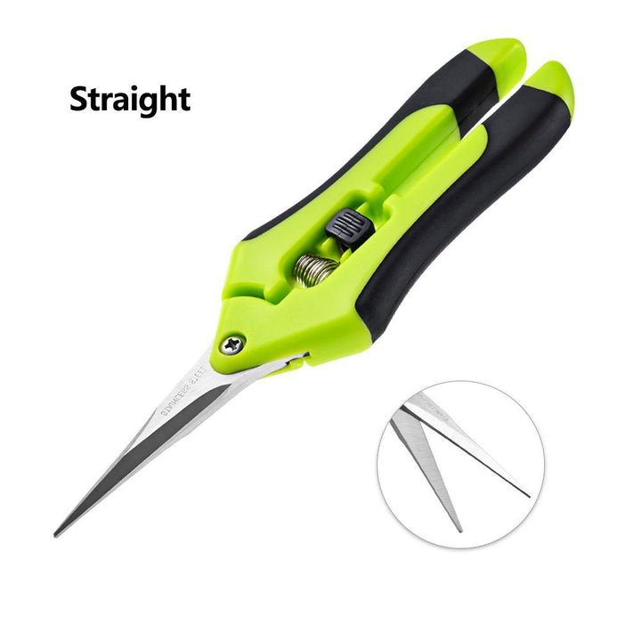 Garden Pruning Shears Trimmer Stainless Steel Pruning Tools Handheld Pruner Cutter Picking Weed Fruit Household Potted Branches - MRSLM