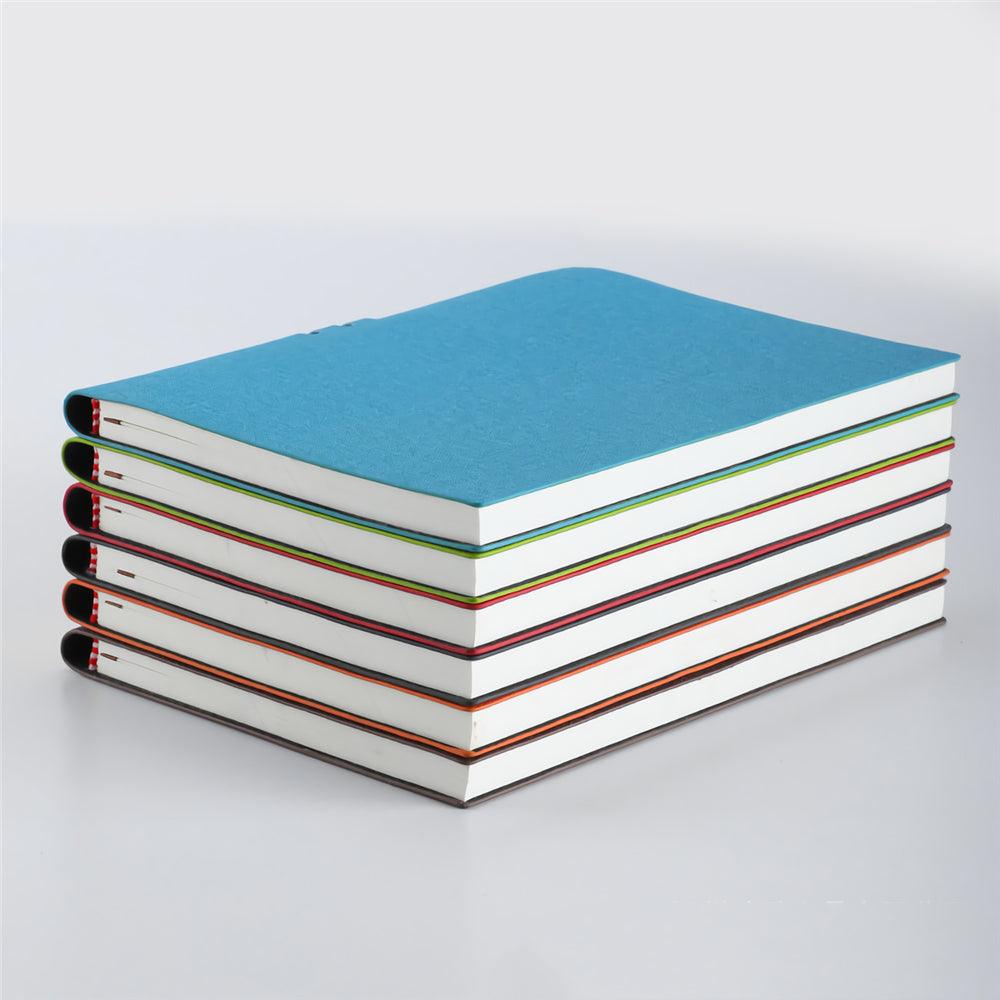 A5 Business Office Notebook Creative Soft Leather Daily Work Notebook Stationery Writing Notebook Office Supplies - MRSLM