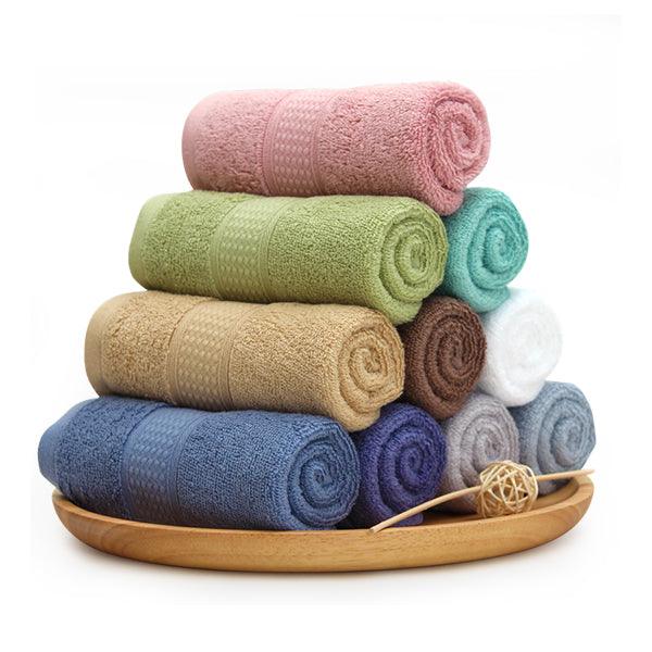 KC LN-01 Bath Pure Towels Long Stapled Cotton Beach Spa Thicken Super Absorbent Towel Sets - MRSLM