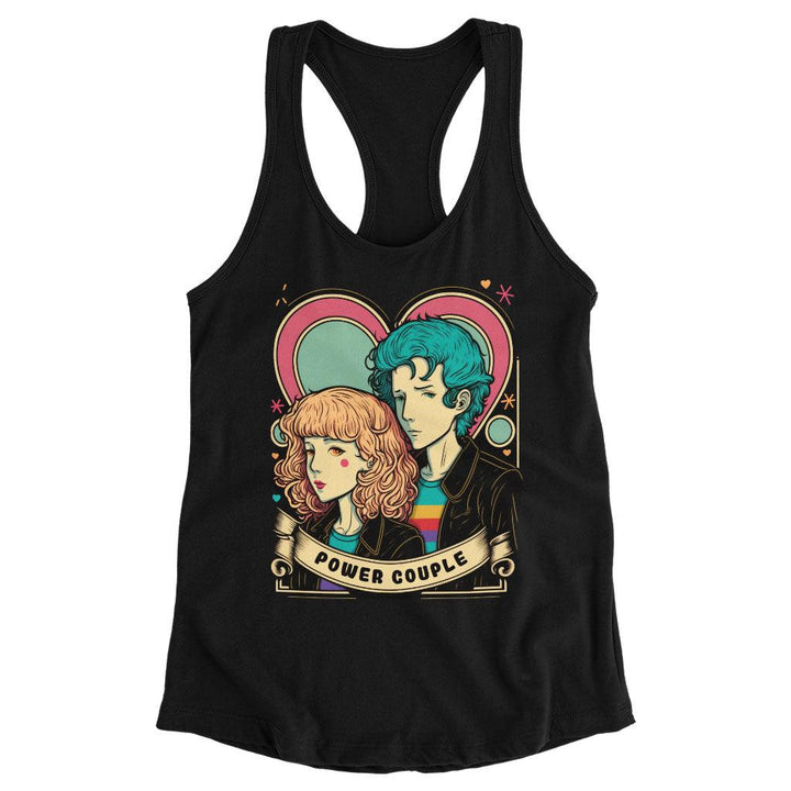 Power Couple Racerback Tank - Love Tank - Art Workout Tank - MRSLM