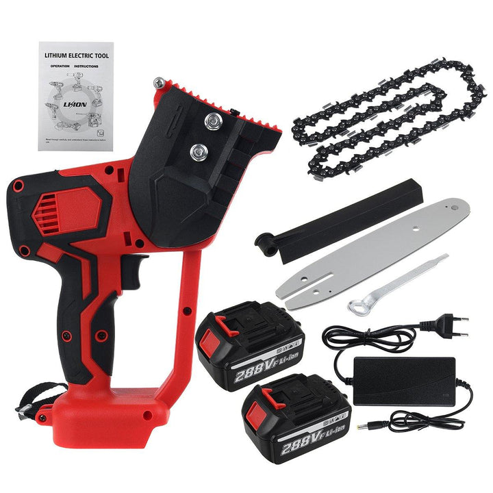 1000W Cordless Electric Chain Saw Wood Cutter Mini One-Hand Saw Woodworking - MRSLM