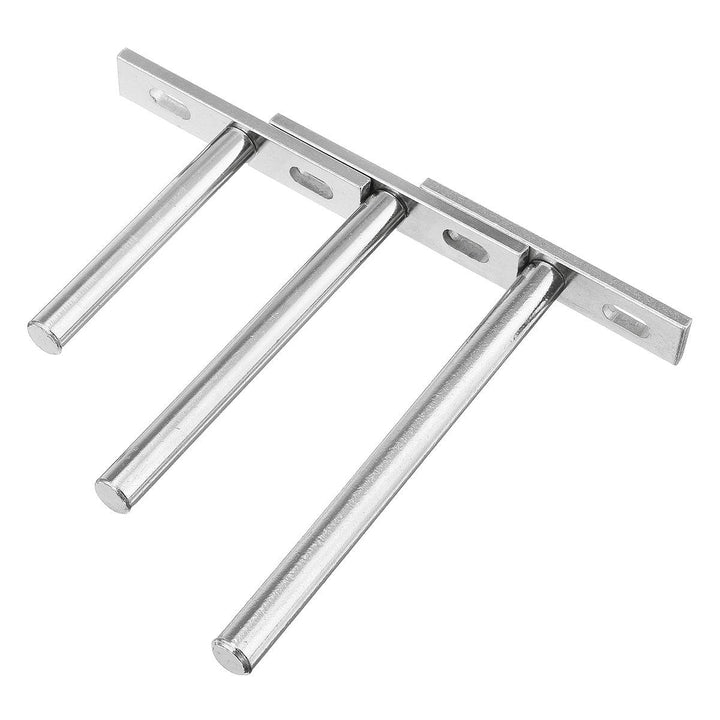 10Pcs Concealed Floating Hidden Shelf Support Metal Brackets 3/4/5 Inch - MRSLM