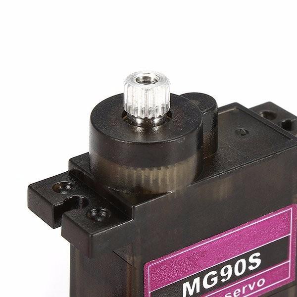 MG90S Metal Gear RC Micro Servo 13.4g for ZOHD Volantex Airplane RC Helicopter Car Boat Model - MRSLM