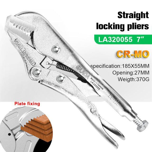 LAOA Power Locking Pliers Set Welding/Straight/ Needle Nose/ Flat Nose/ Sealing/ Oil Filter Locking Pliers - MRSLM