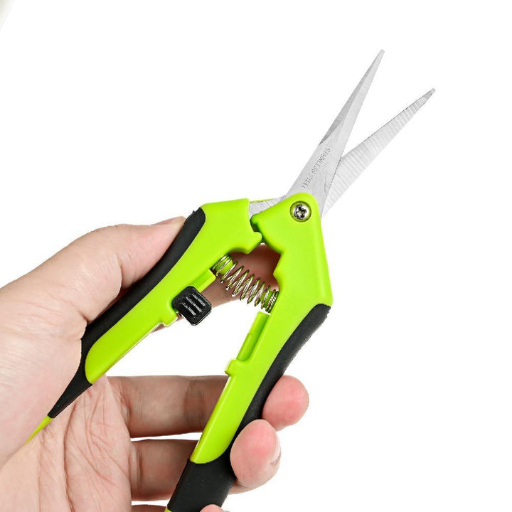 Garden Pruning Shears Trimmer Stainless Steel Pruning Tools Handheld Pruner Cutter Picking Weed Fruit Household Potted Branches - MRSLM