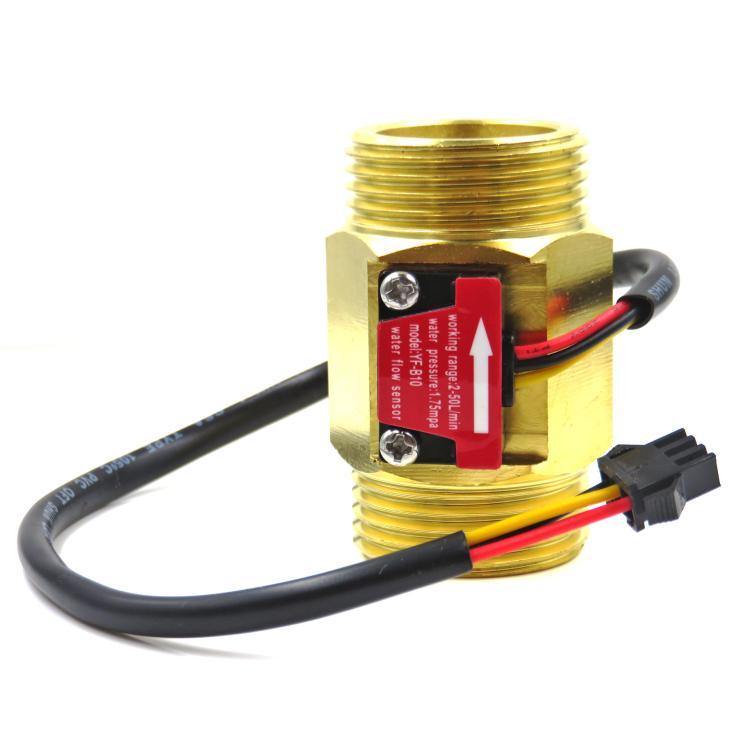 1 Inch Water Flow Sensor Hall Sensor Switch Flow Meter DN25 Brass Water Meter Industrial Turbine Flowmeter Water Flow Sensor - MRSLM