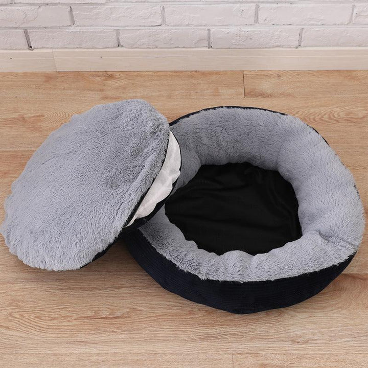 3 Colors Anti-scratch Winter Warm Pet Bed Kennel Dog Cat Soft Plush Nest Pet Bed - MRSLM