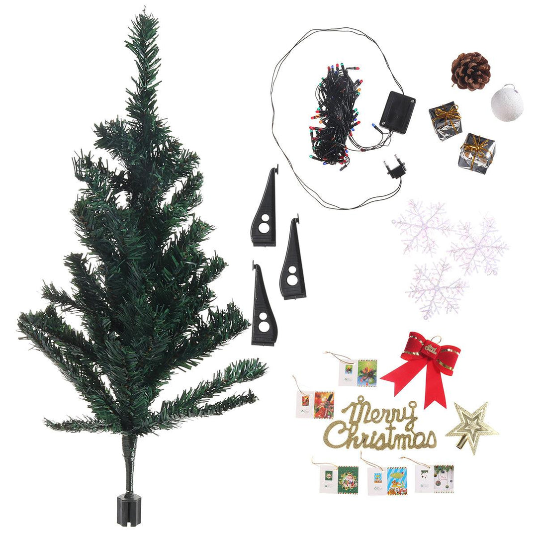 60cm Mini Christmas Tree LED Lights Small Accessories Gifts Christmas Desktop New Year Home Decorations - MRSLM