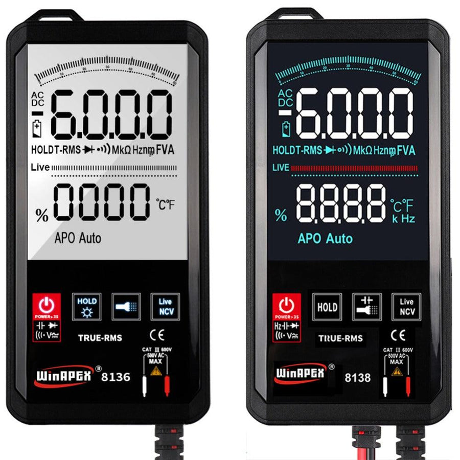 Digital Multimeter Touch Screen DC/AC Professional Analog Tester True RMS Multimetro - MRSLM