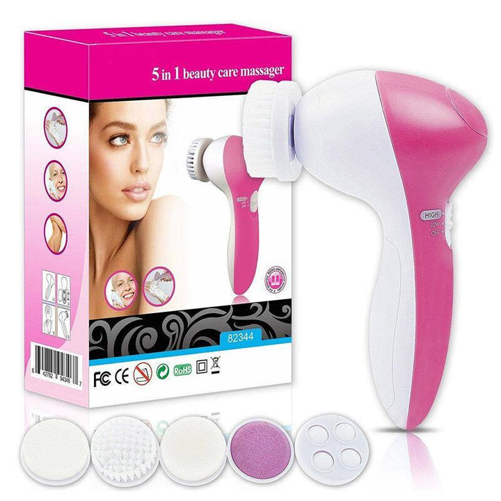 5 In 1 Electric Facial Cleaning Massager SPA Facial Cleaning Brush Household Beauty Instrument for Face Care - MRSLM