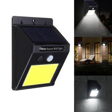 Solar Power 48 LED PIR Motion Sensor Wall Light Waterproof Outdoor Garden Lamp - MRSLM