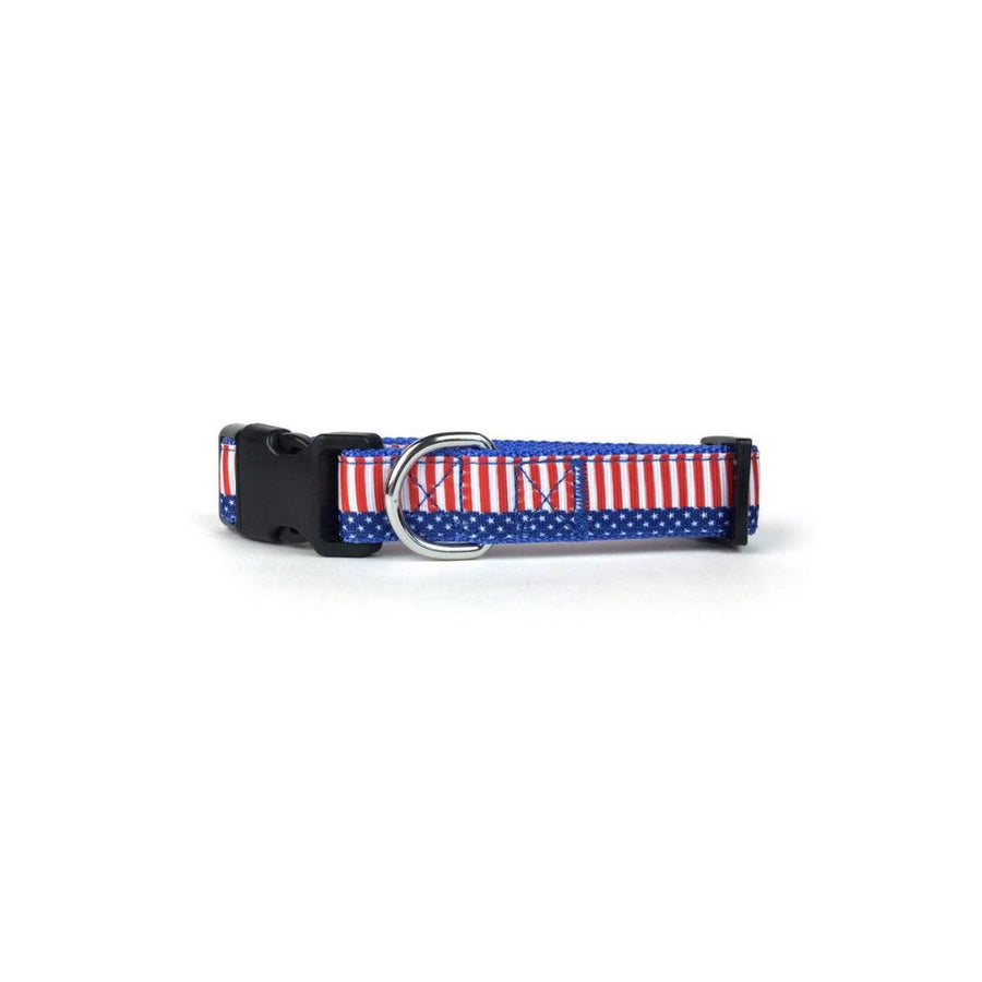4th of July Star & Stripes Dog Collar - MRSLM