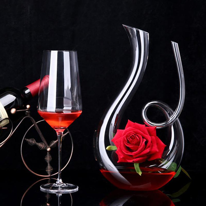 Snail Alcohol Pouring Tool Transparent Crystal Glass Liquid Decanter Creative Shape Barware Set (1) - MRSLM