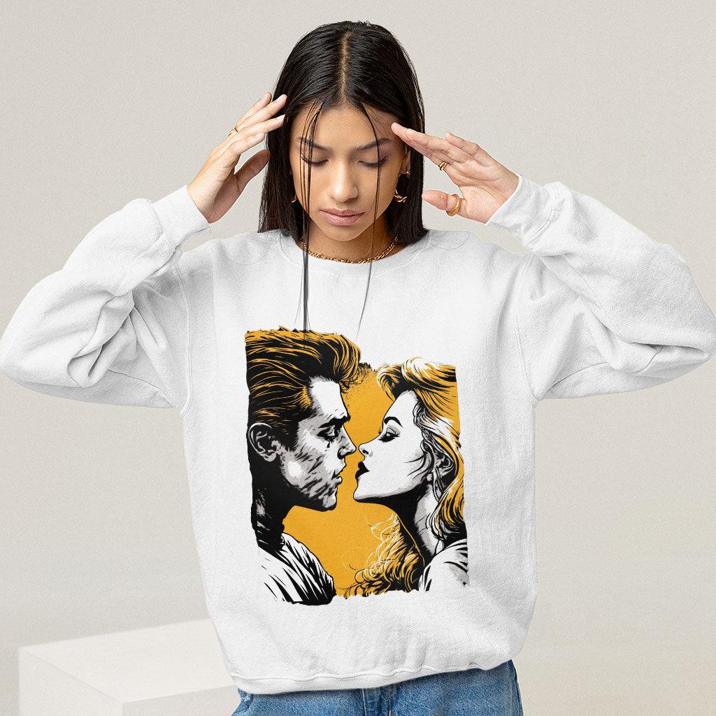 Bright Graphic Sweatshirt - Love Themed Crewneck Sweatshirt - Unique Sweatshirt - MRSLM