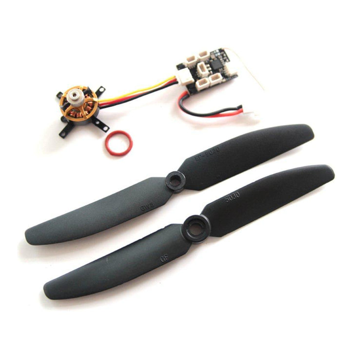 Oversky MP05 1304 KV4000 Brushless Motor With Receiver Built-in 2S 7A ESC GWS5030 Propeller Combo Compatible Futaba SFHSS FlySky AFHDS 2A DSM2 DSMX Frsky D8 D16 for RC Airplane - MRSLM