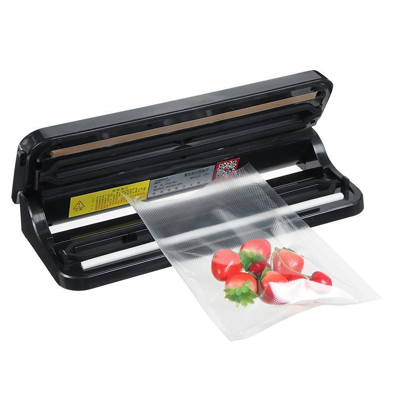 140W Electric Food Vacuum Sealer Machine For Storage Packing Food Photos Jewellery Antiques Clothes + 10 Bags - MRSLM