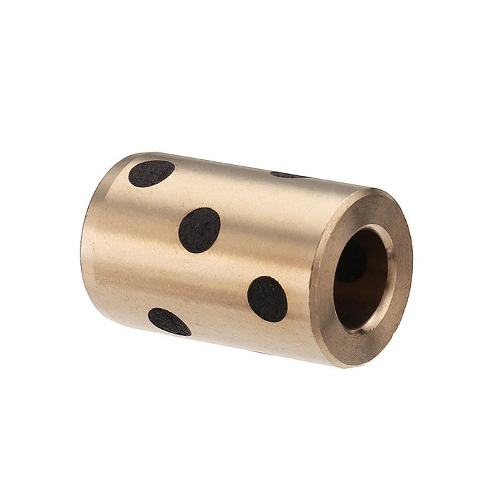 Machifit LM/8/10/12/16UU Linear Bearing Oil Free Bushing Round Graphite Copper Sleeve Slide Bearing - MRSLM