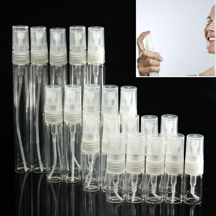 5pcs Atomizer Pump Glass Spray Bottle Perfume Bottle Empty Bottle 2/3/5/10ml - MRSLM