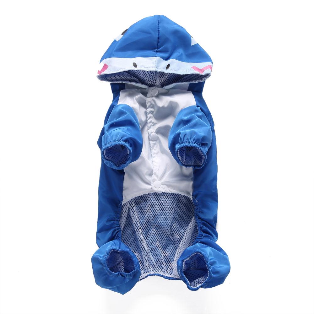 Dog Raincoat Rainsuit Waterproof Dog Puppy Jacket Coat Pet Rainwear Clothes for Small Dog - MRSLM