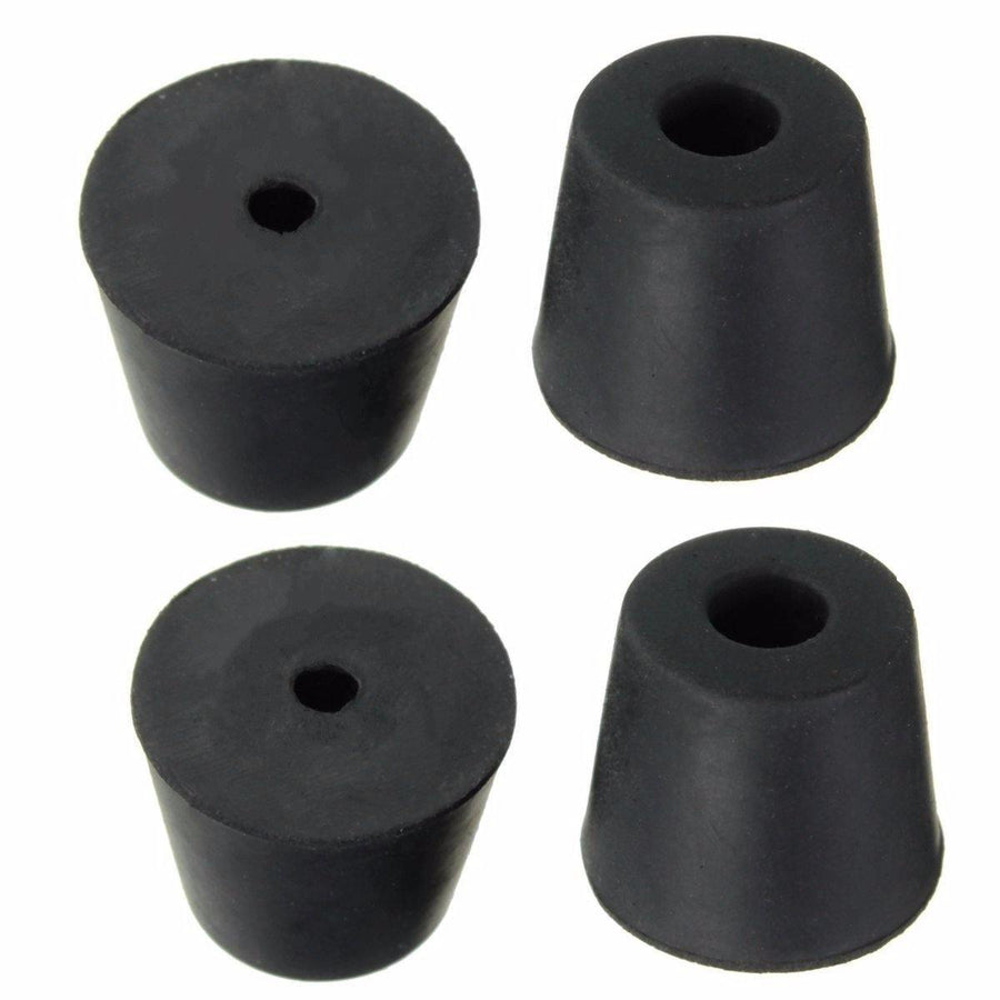 4Pcs Black 20×15×17mm Chair Table Leg Recessed Rubber Feet Pads Rubber Protector - MRSLM