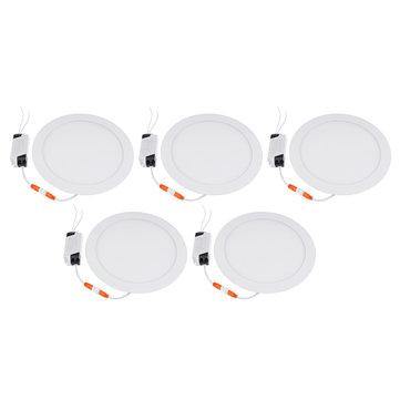 5pcs Bright Ultra-thin LED Ceiling Light Panel Lamp Pure White Lighting AC110-240V - MRSLM