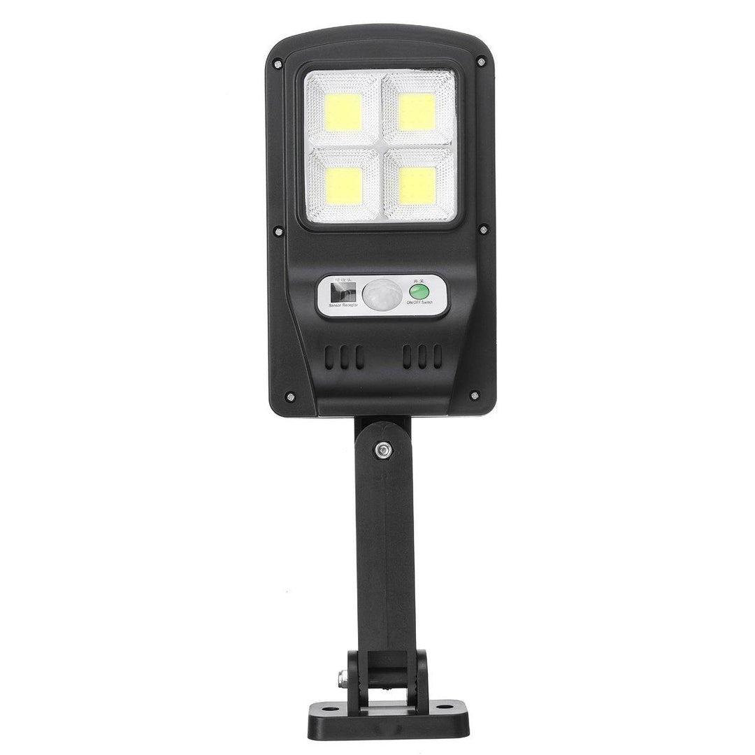 Solar Powered 4COB/6COB LED Street Light Motion Sensor Waterproof Wall Lamp Security Outdoor Decor with Remote Control - MRSLM