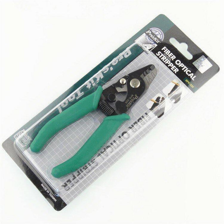 Pro'sKit 8PK-326 Tri-Hole Optical Fiber Cable Stripper Fiber Stripping Pliers Fiber Miller Pliers - MRSLM