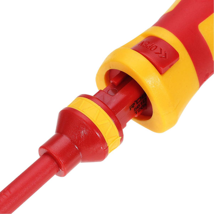 13Pcs 1000V Electronic Insulated Screwdriver Set Phillips Slotted Torx CR-V Screwdriver Hand Tools - MRSLM