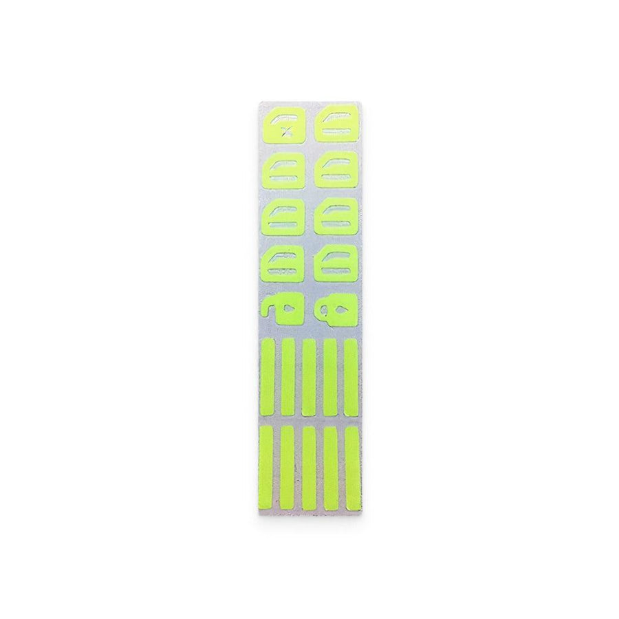 Fluorescent Car Button Stickers - MRSLM