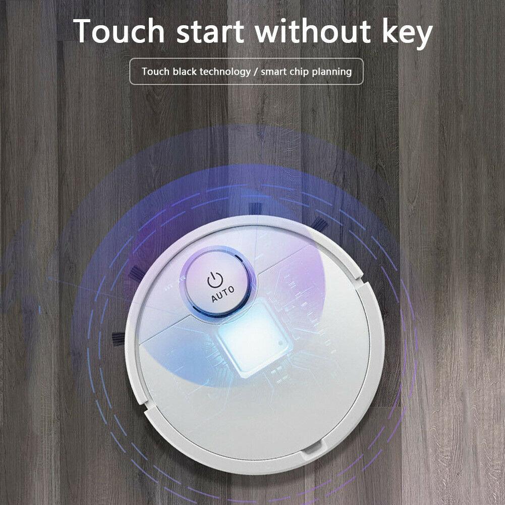 3 in 1 Robot Vacuum Cleaner App Remote Control Touch Auto Sweeping Dry Wet Mopping UV Sterilizaton - MRSLM