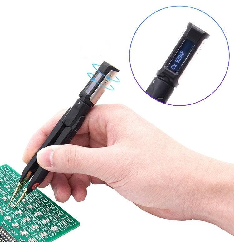 DT71 Digital Tweezers Smart SMD Tester Portable LCR Meter Diode Resistor Capacitor Multimeter Frequency Signal Generator - MRSLM