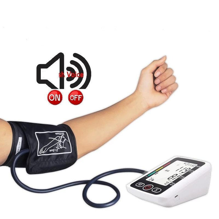 Boxym Wrist Blood Pressure Monitor Home Automatic BP Monitor Irregular Heart Beat Detection Cuff Arm Large LCD Displ Sphygmomanometer - MRSLM