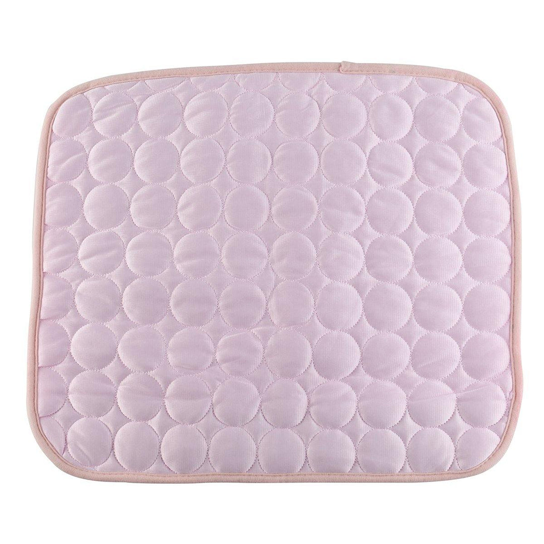 Pink Dog Pet Cat Cooling Mat Summer Cool Bed Pad Cushion Heat Relief Net Cotton Pet Carpet - MRSLM