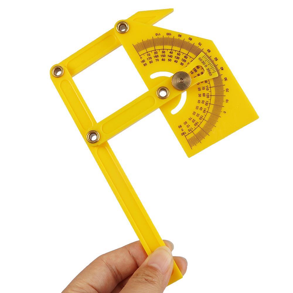 Goniometer Angle Finder Miter Gauge Arm Measuring Ruler Tool Plastic Protractor Hand Tools - MRSLM