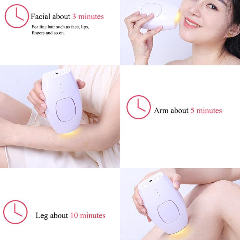 600000 Pulses Painless IPL Laser Epilator Full Body Removal - MRSLM