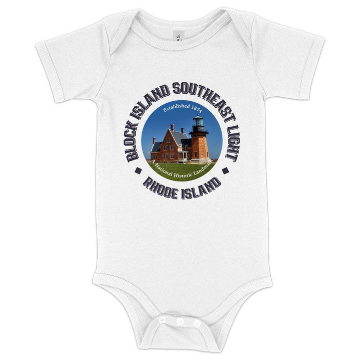 Baby Jersey Block Island Onesie - Rhode Island Onesies - MRSLM