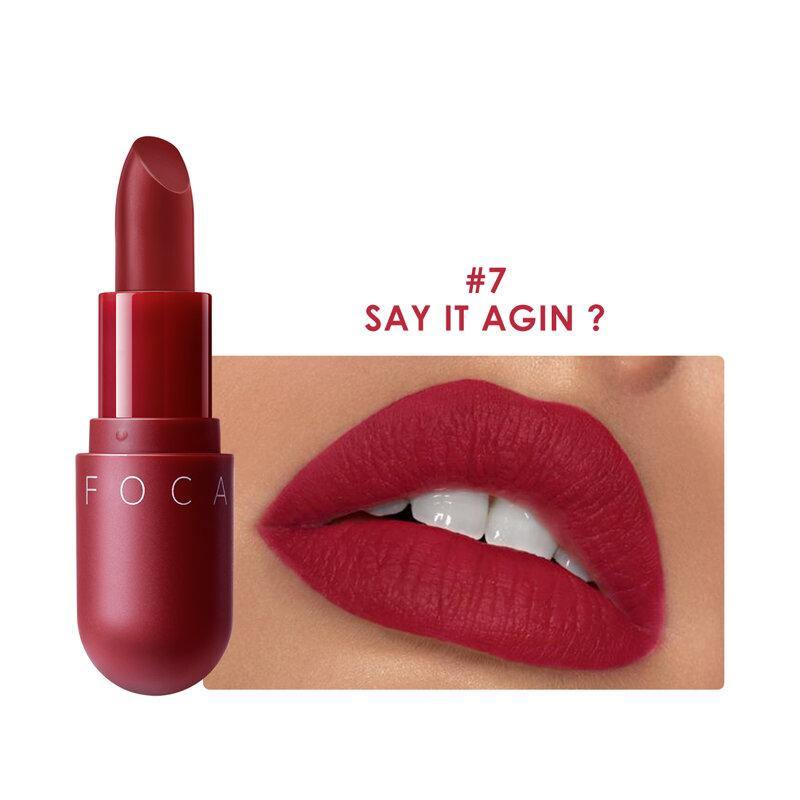 FOCALLURE 8 Colors Matte Lipstick Long-lasting Moisturizing Non-Fade Lip Makeup - MRSLM