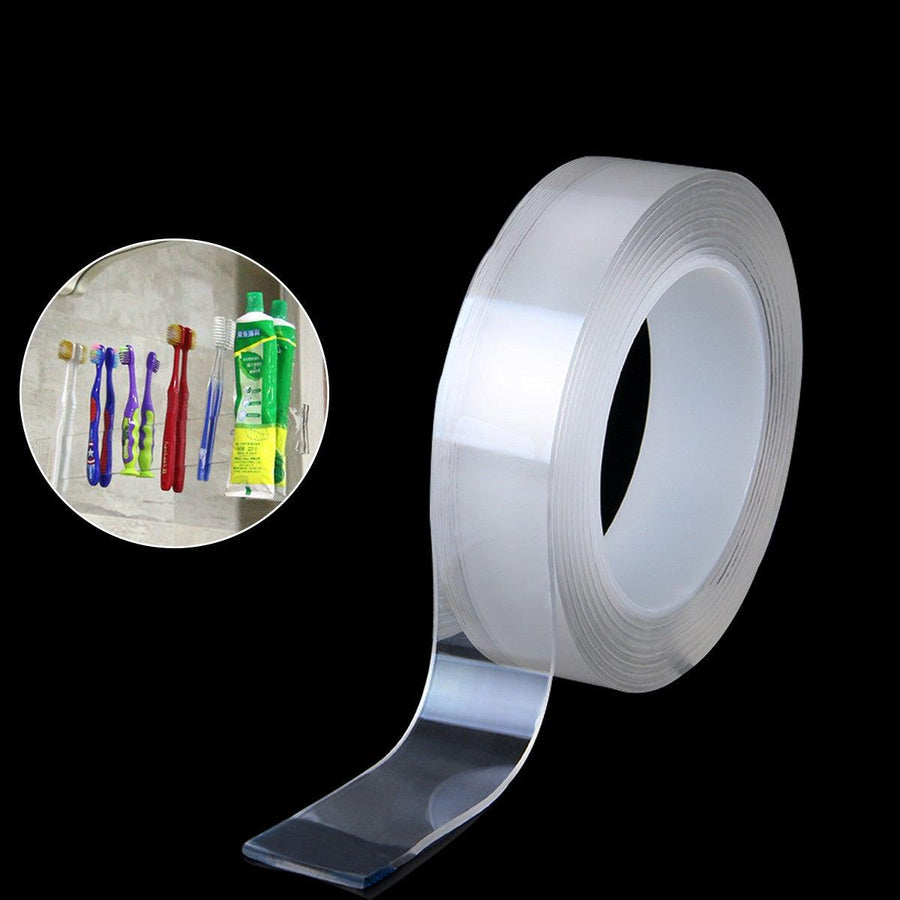 1/3/5M Nano PU Gel Double-Sided Traceless Tape Transparent Adhesive Tapes - MRSLM