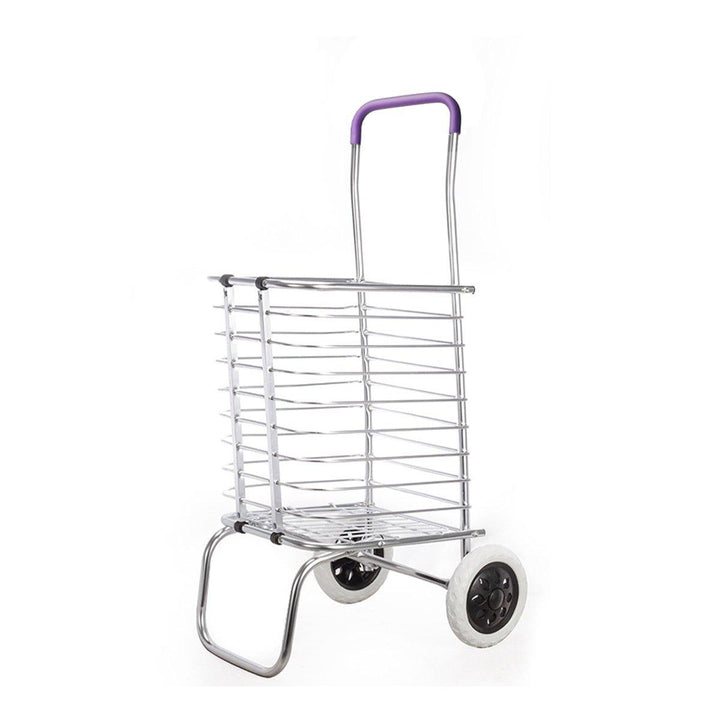 2/8 Wheels Shopping Carts Trolley Aluminium Folding Luggage For Household Cart - MRSLM