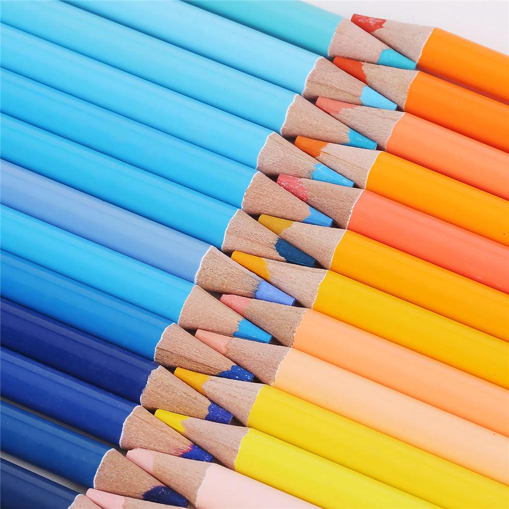 120/150/180 Colors Color Drawing Pencil Set Oil Colored Lead Painting Art Kit Stationery Students for Painting Beginner - MRSLM