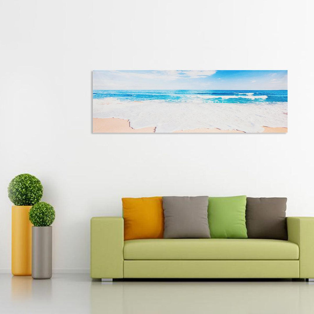 Canvas Painting Beach Sand Art Prints Hanging Picture Living Room Home Wall Art Decoration no Frame - MRSLM