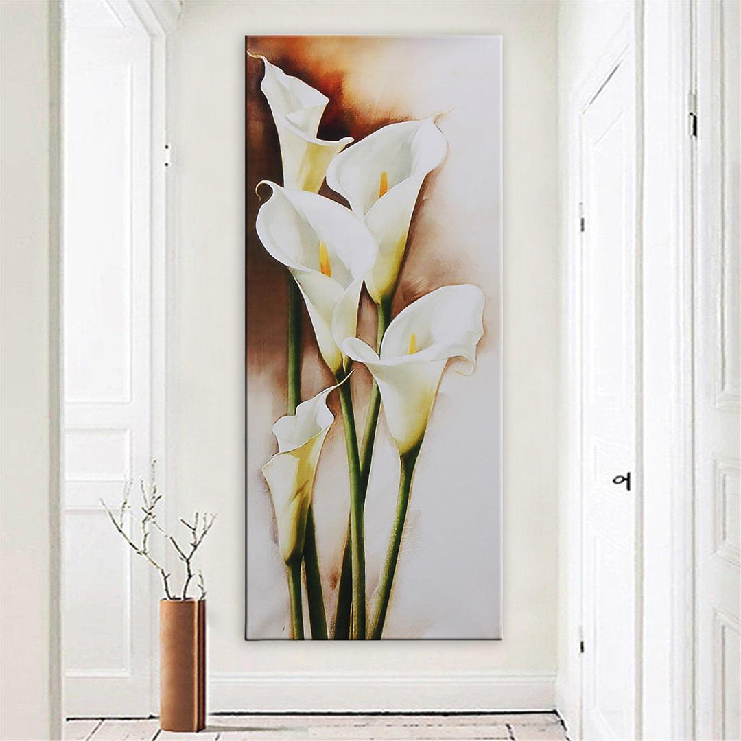 Three Size Canvas Decorative Painting Lily Hanging Painting no Frame Home Office Wall Creative GIfts Supplies - MRSLM