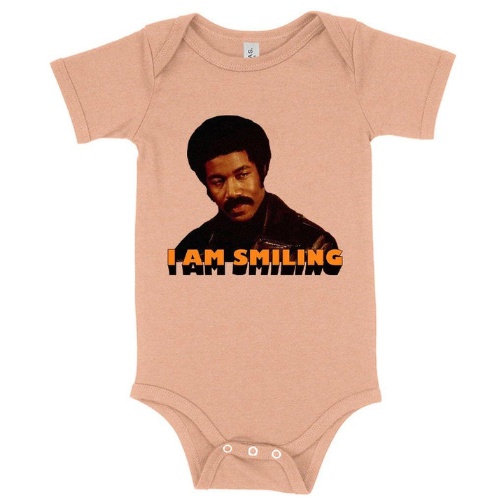 Baby I Am Smiling Onesie - Black Dynamite Funny Onesie - MRSLM