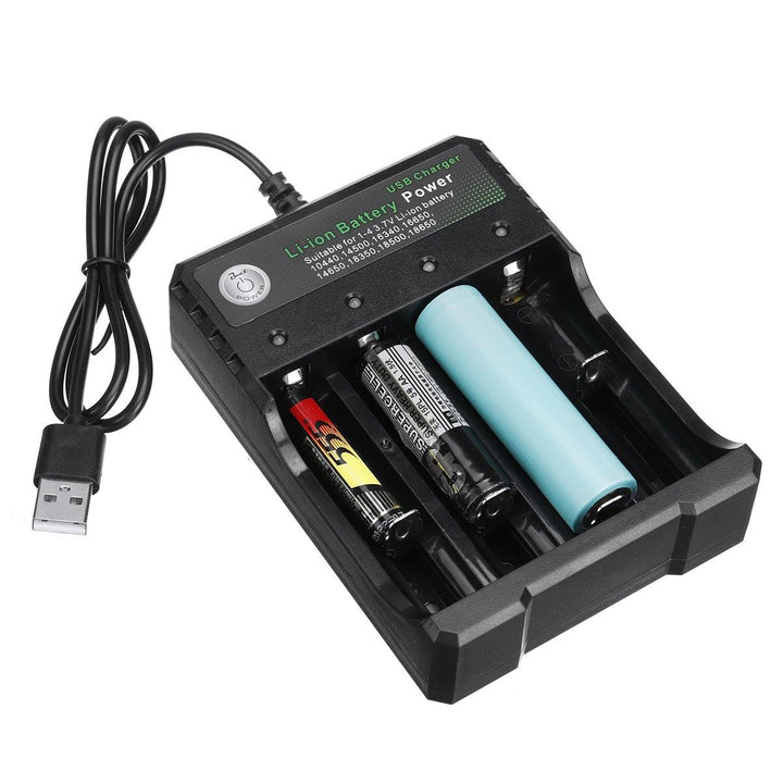 Charger 4 Slot 3.7v Battery Charger Multifunction Charge Universal - MRSLM