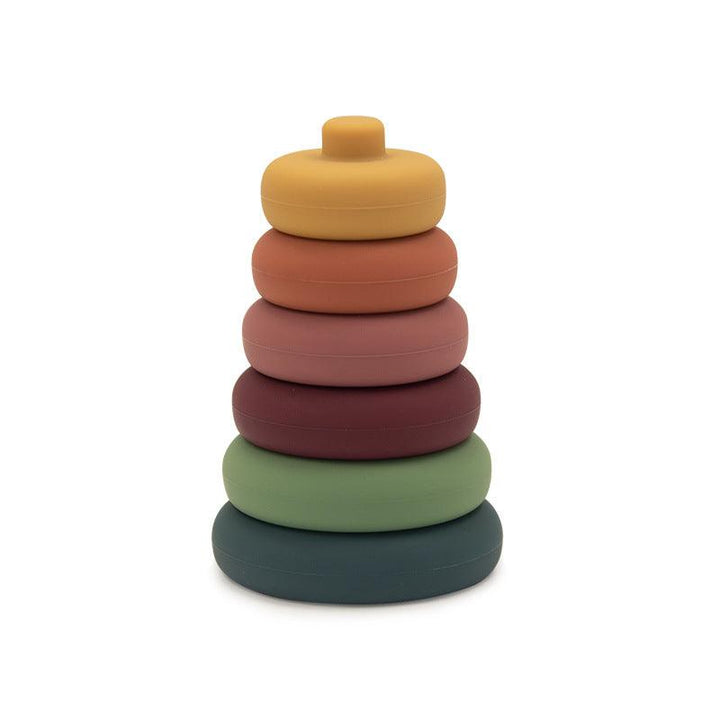 Stacking Toys Soft Silicone Stacking Blocks Rings Baby Sensory - MRSLM