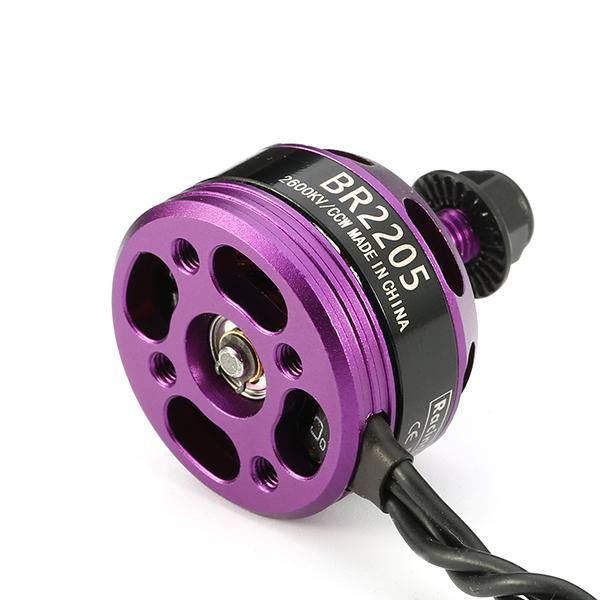 Racerstar Racing Edition 2205 BR2205 2600KV 2-4S Brushless Motor Purple For 220 250 280 RC Drone FPV Racing - MRSLM