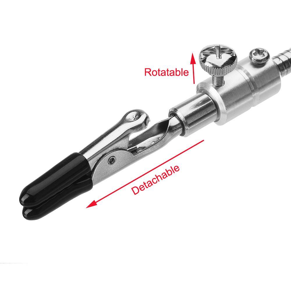 YP-001 Metal Base Universal 4 Flexible Arms Soldering Station PCB Fixture Helping Hands Four Hand UPGRADE VERSION - MRSLM