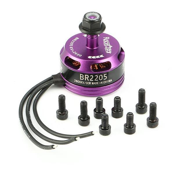 Racerstar Racing Edition 2205 BR2205 2600KV 2-4S Brushless Motor Purple For 220 250 280 RC Drone FPV Racing - MRSLM